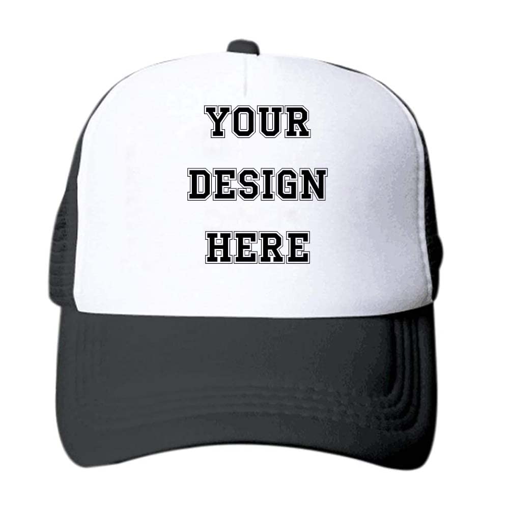 Customized Picture Text Logo Personalized Colorful Unisex Adjustable Trucker Hat Mesh Baseball Cap