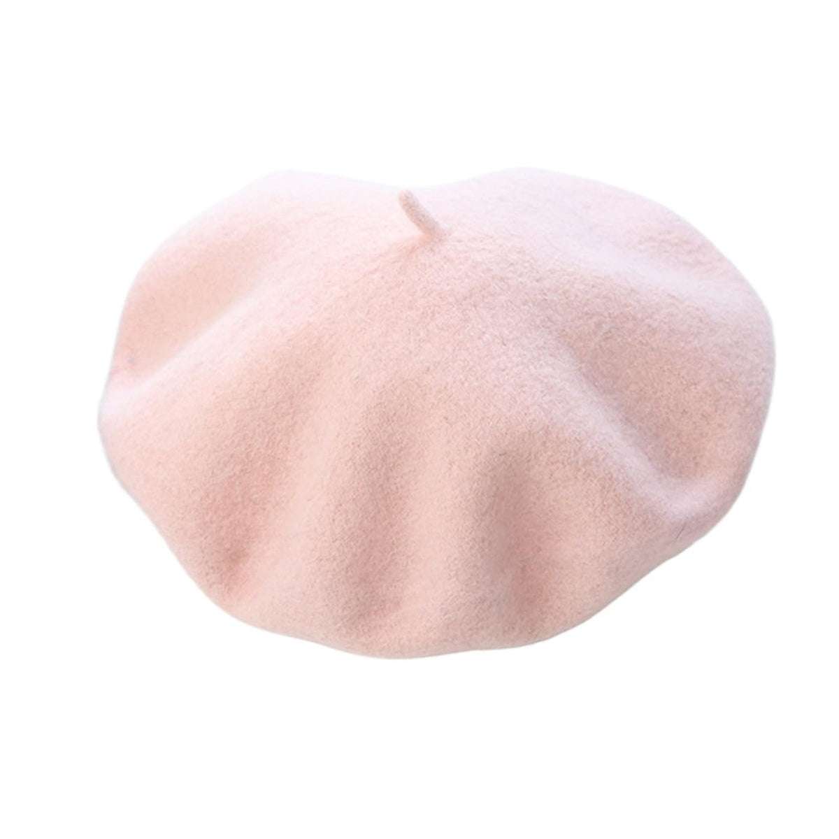Women French Style Cashmere Beret Hat, Comfortable Stretchy Knitted Cap, Classic Fashion Headwear