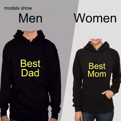 Custom Cotton Pullover Hoodies Unisex Personalized Couples Sweatshirt