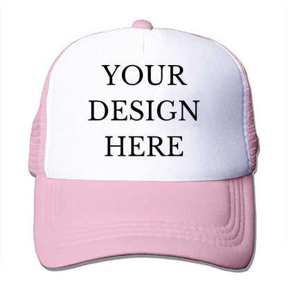 Custom Picture Text Logo Colorful Unisex Adjustable Trucker Hat Personalized Mesh Baseball Cap
