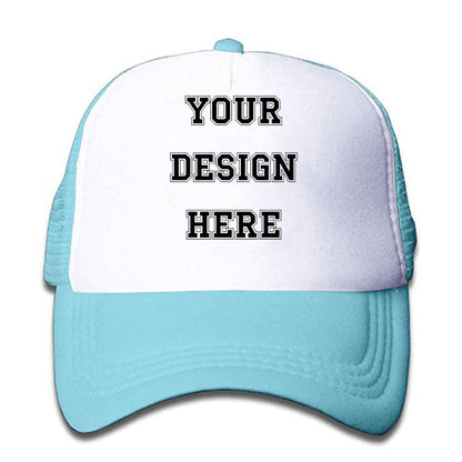 Customized Picture Text Logo Personalized Colorful Unisex Adjustable Trucker Hat Mesh Baseball Cap