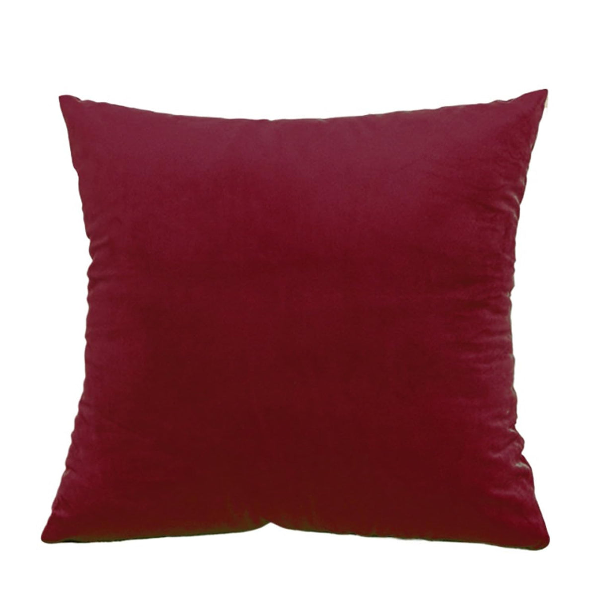 ZMvise Set of 2 Velvet Throw Pillowcase Solid Square Decorative Pillow Covers for Couch Sofa Bed Chair