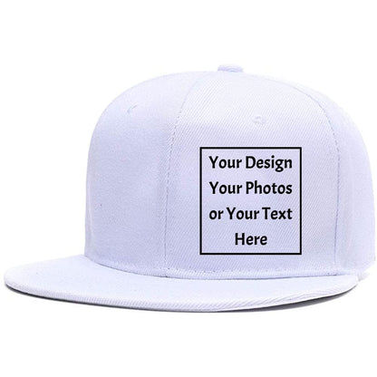 Custom Your Picture Text Logo Unisex Personalized Plain Adjustable Hat Baseball Cap