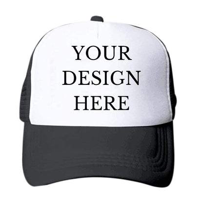 Custom Picture Text Logo Colorful Unisex Adjustable Trucker Hat Personalized Mesh Baseball Cap