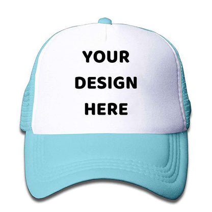 Customized Personalized Design Your Logo Unisex Trucker Hat Custom Mesh Baseball Cap