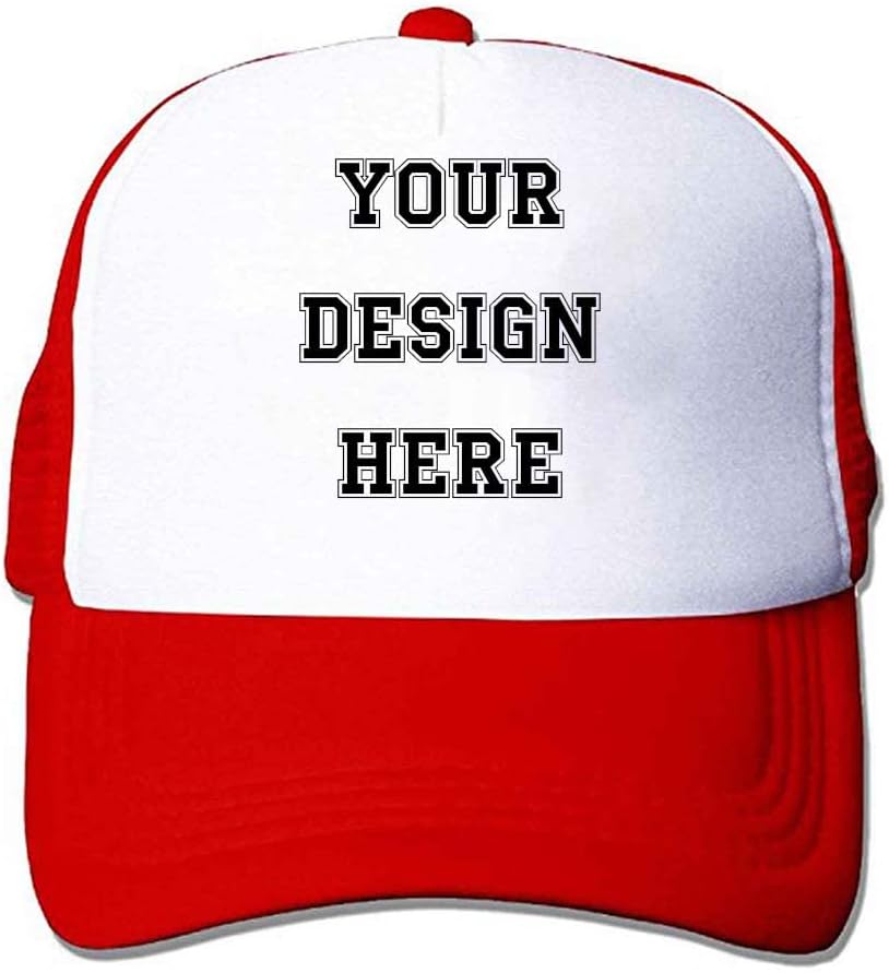 Customized Picture Text Logo Personalized Colorful Unisex Adjustable Trucker Hat Mesh Baseball Cap