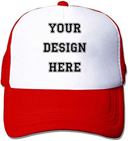 Customized Picture Text Logo Personalized Colorful Unisex Adjustable Trucker Hat Mesh Baseball Cap