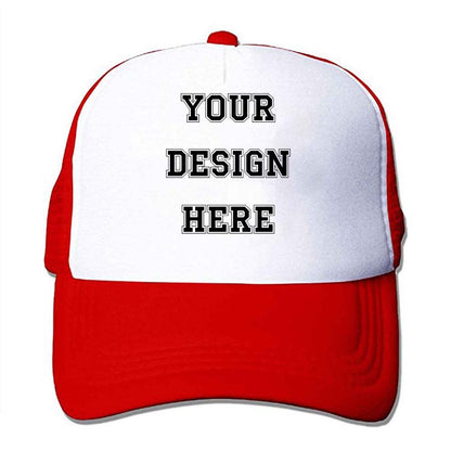 Customized Picture Text Logo Personalized Colorful Unisex Adjustable Trucker Hat Mesh Baseball Cap