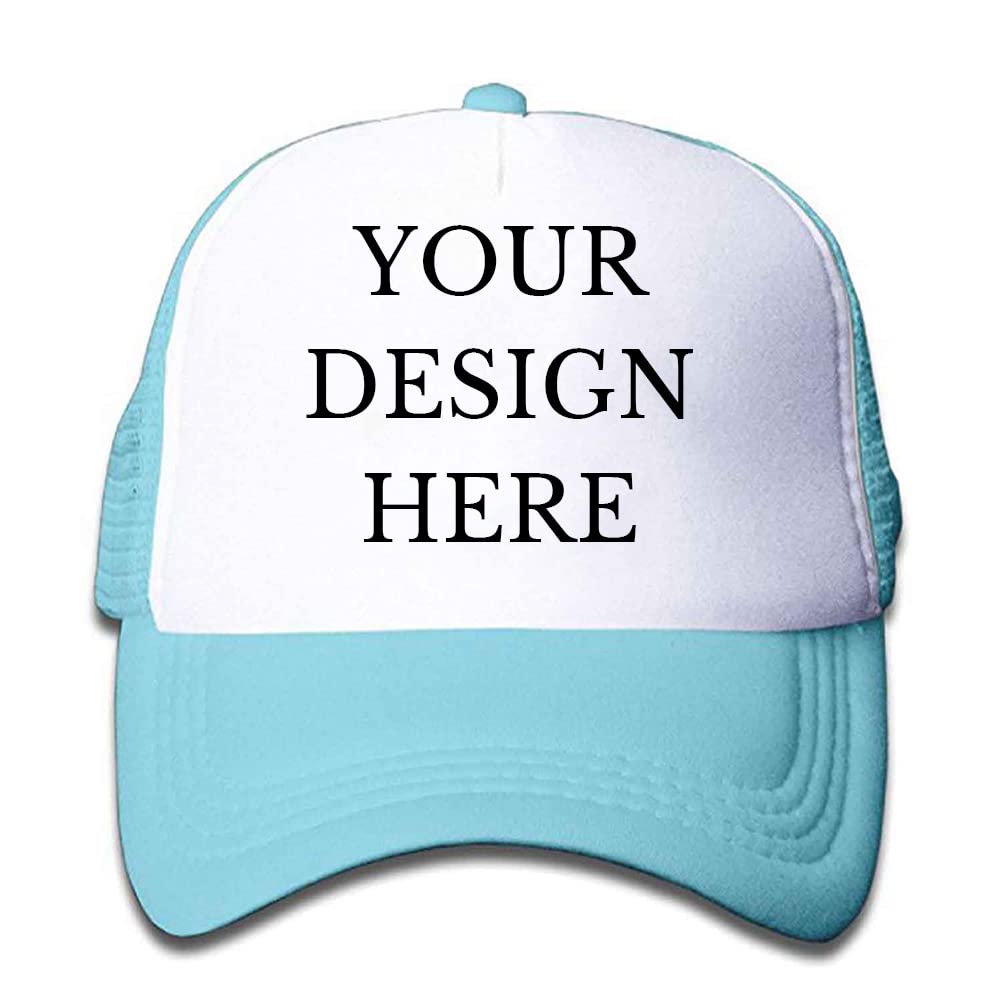 Custom Picture Text Logo Colorful Unisex Adjustable Trucker Hat Personalized Mesh Baseball Cap
