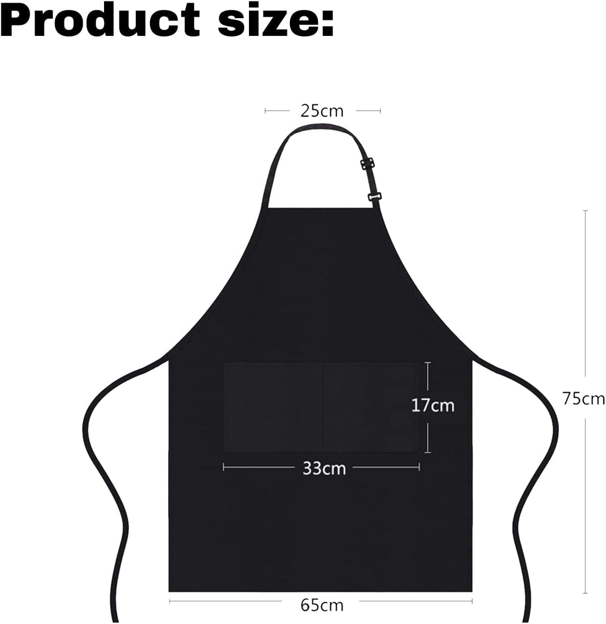 Adjustable Custom Kitchen Apron Personalized Your Design Women Men Cotton Aprons