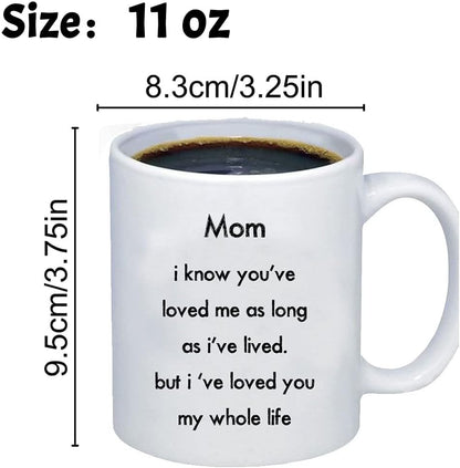 Personalized Coffee Mug 11oz Custom DIY Logo/Design/Words Cup Customized Gifts Birthday Father's Mother’s Day Housewarming Ceramics Mug