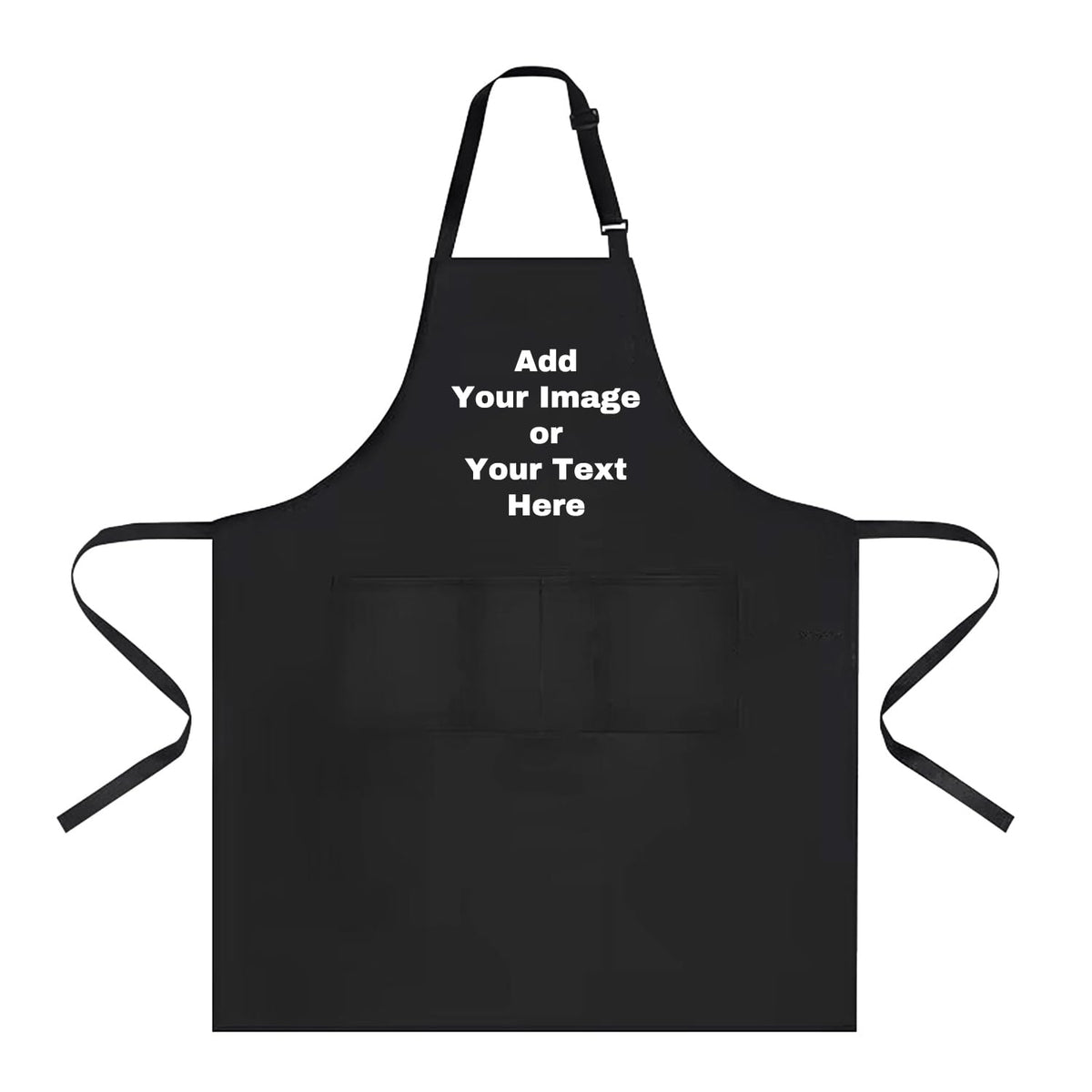 Adjustable Custom Kitchen Apron Personalized Your Design Women Men Cotton Aprons