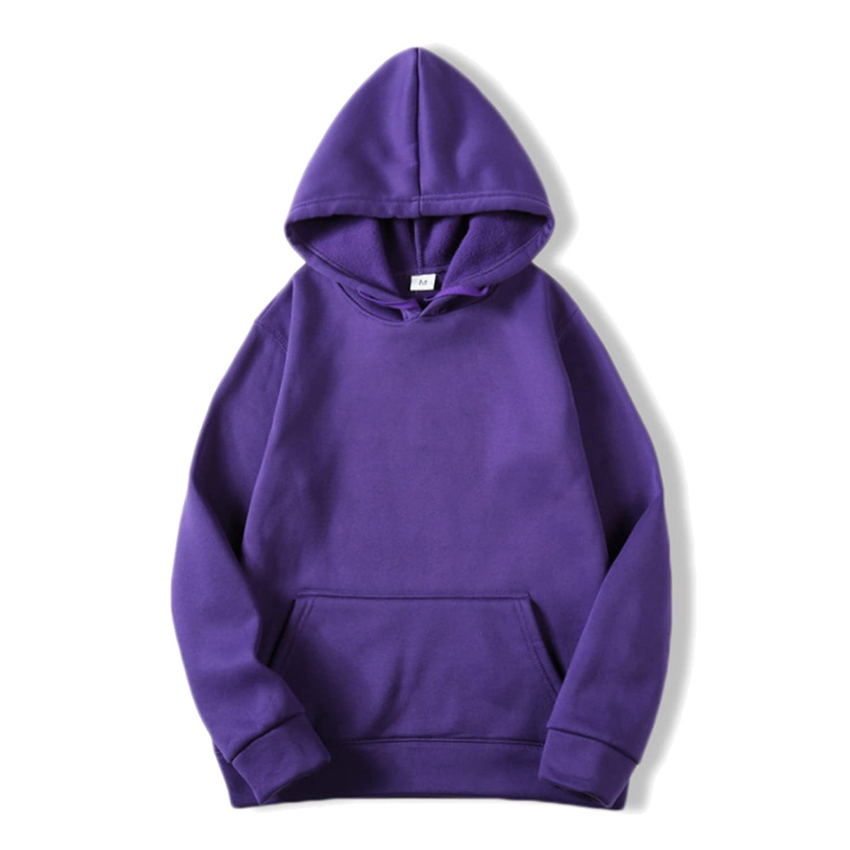 Unisex Hoodies Thin Fleece Pullover Sweatshirt