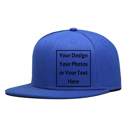 Custom Your Picture Text Logo Unisex Personalized Plain Adjustable Hat Baseball Cap
