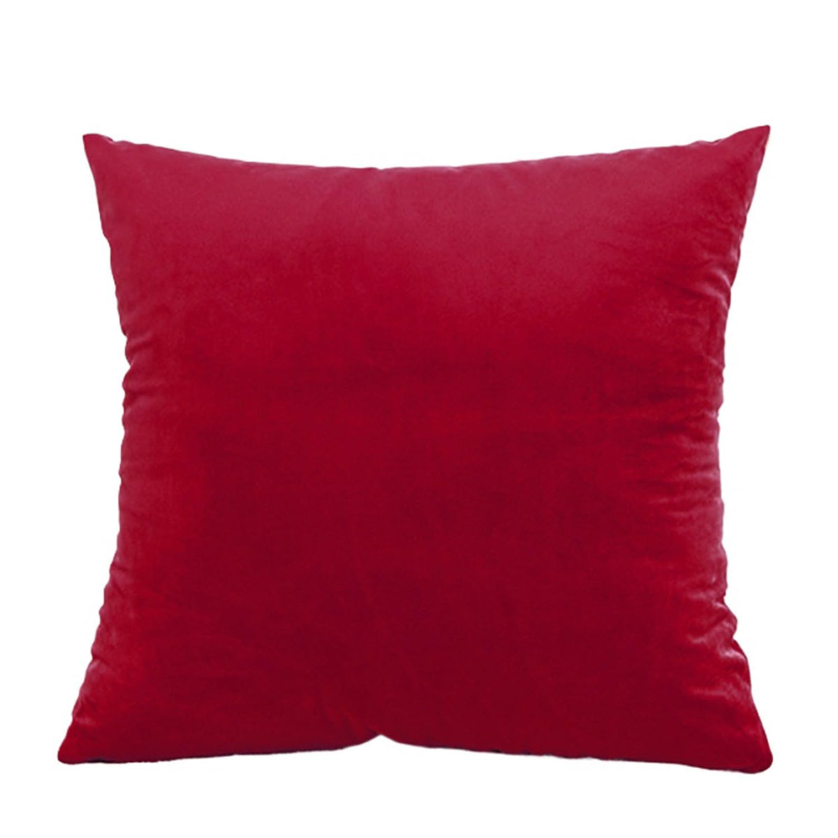 ZMvise Set of 2 Velvet Throw Pillowcase Solid Square Decorative Pillow Covers for Couch Sofa Bed Chair