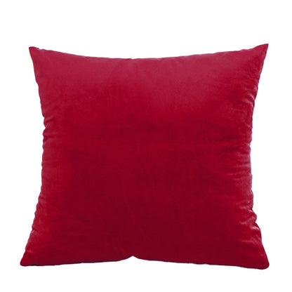 ZMvise Set of 2 Velvet Throw Pillowcase Solid Square Decorative Pillow Covers for Couch Sofa Bed Chair