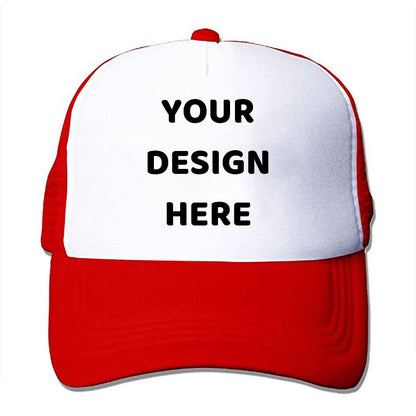 Customized Personalized Design Your Logo Unisex Trucker Hat Custom Mesh Baseball Cap