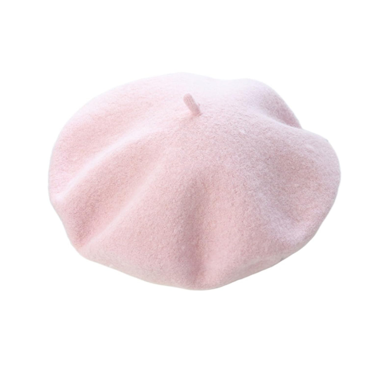 Women French Style Cashmere Beret Hat, Comfortable Stretchy Knitted Cap, Classic Fashion Headwear