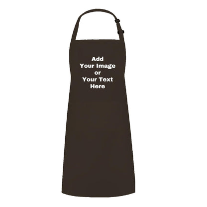 Adjustable Custom Kitchen Apron Personalized Your Design Women Men Cotton Aprons