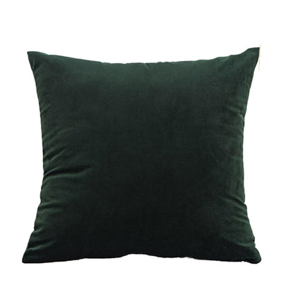 ZMvise Set of 2 Velvet Throw Pillowcase Solid Square Decorative Pillow Covers for Couch Sofa Bed Chair