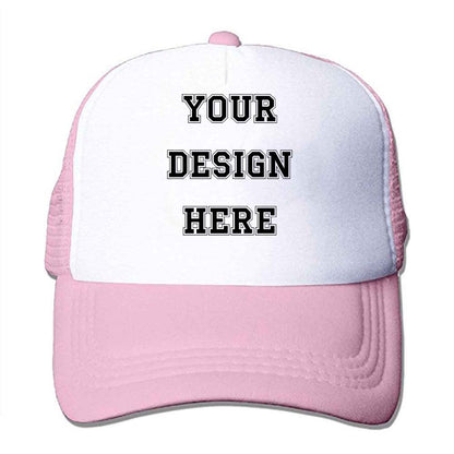 Customized Picture Text Logo Personalized Colorful Unisex Adjustable Trucker Hat Mesh Baseball Cap