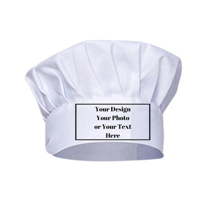 Personalized Cooking Kitchen Unisex Elastic Adjustable Custom Chef Hat Print Chefs Cap