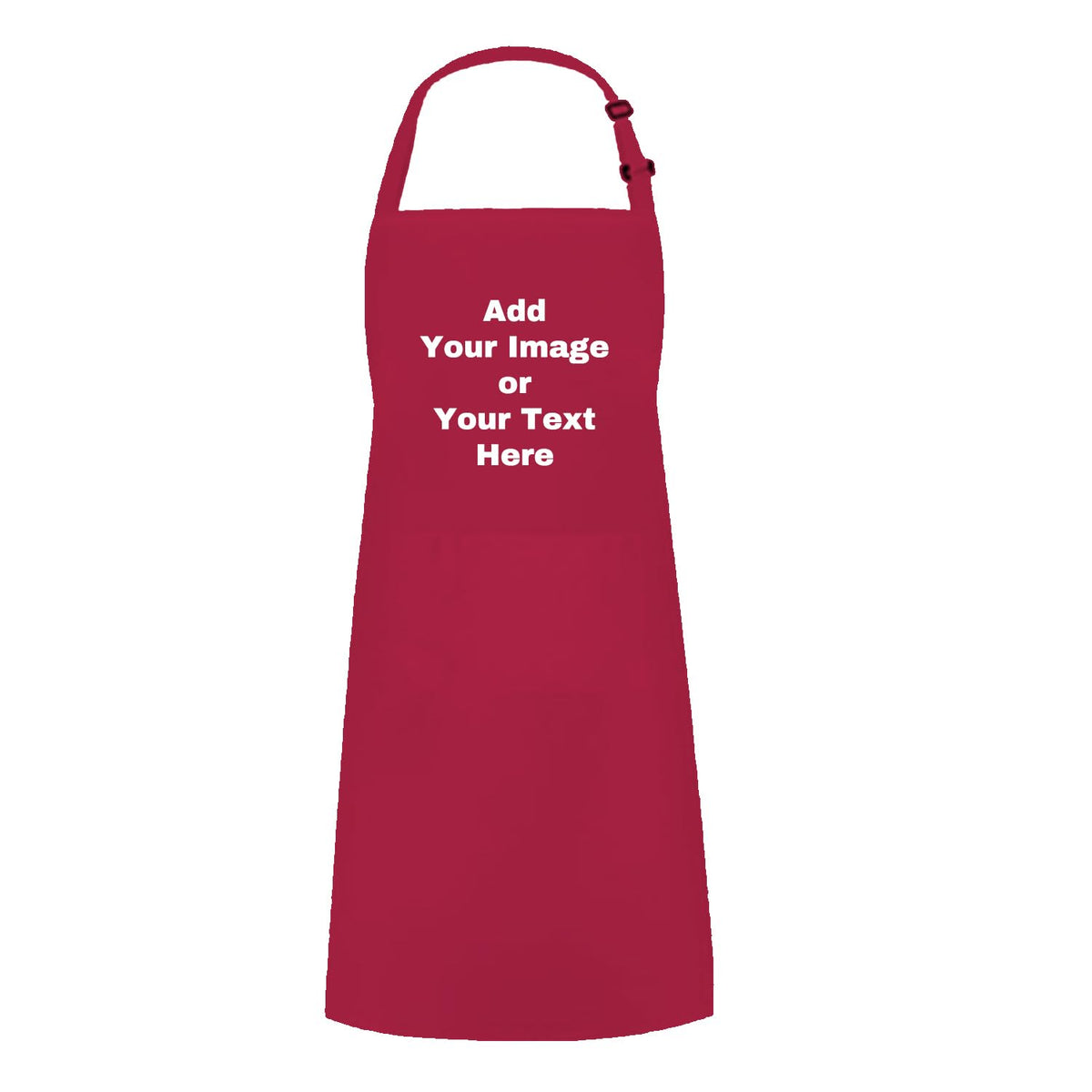 Adjustable Custom Kitchen Apron Personalized Your Design Women Men Cotton Aprons