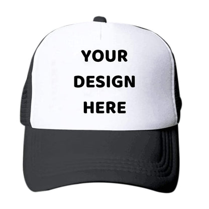Customized Personalized Design Your Logo Unisex Trucker Hat Custom Mesh Baseball Cap