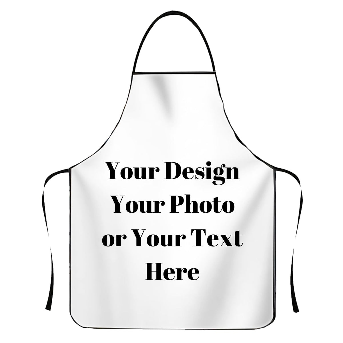 Custom Apron with Pockets, Personalized Printed Kitchen Cooking Apron