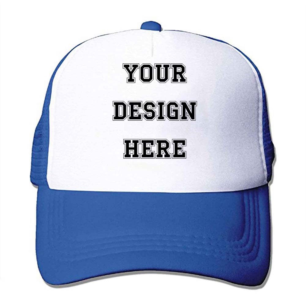 Customized Picture Text Logo Personalized Colorful Unisex Adjustable Trucker Hat Mesh Baseball Cap
