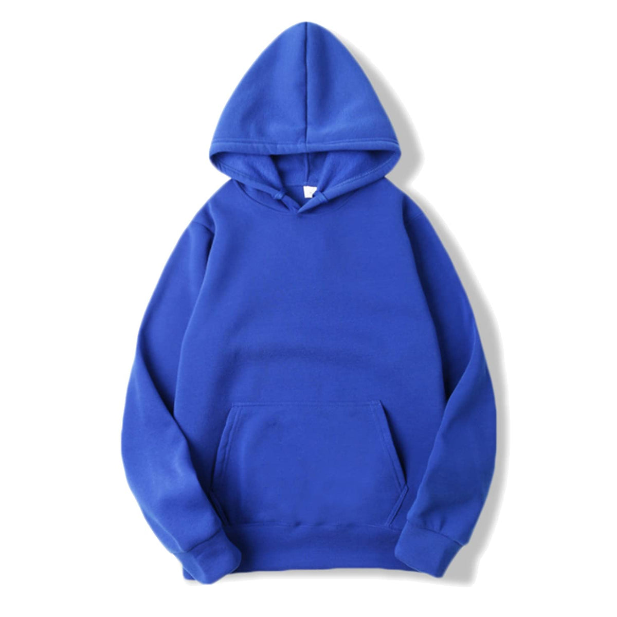 Unisex Hoodies Thin Fleece Pullover Sweatshirt