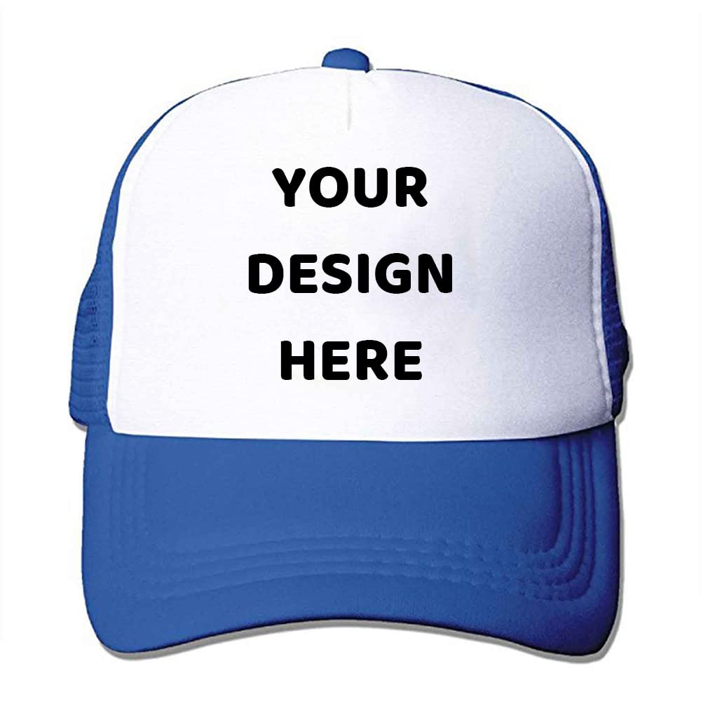 Customized Personalized Design Your Logo Unisex Trucker Hat Custom Mesh Baseball Cap