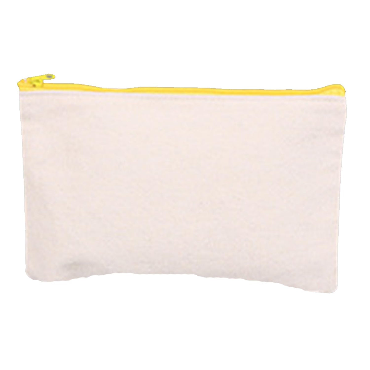 Sublimation Blanks Canvas Pencil Case Cosmetic Makeup Bag DIY Craft Zipper Bags Multifunctional Pouch Pack of 10