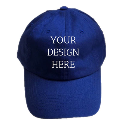 Printed Custom Your Own Picture Text Logo Unisex Personalized Plain Adjustable Hat Baseball Cap