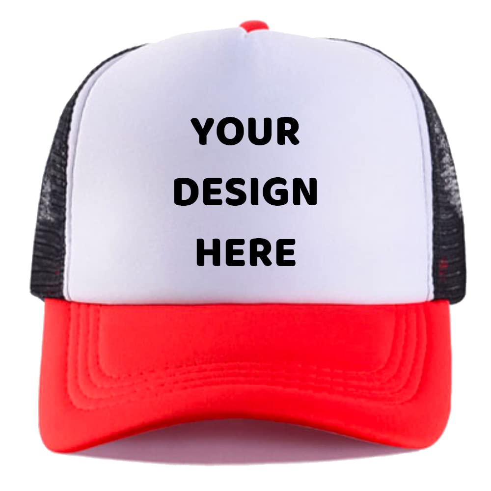 Customized Personalized Design Your Logo Unisex Trucker Hat Custom Mesh Baseball Cap