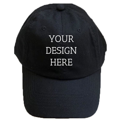 Printed Custom Your Own Picture Text Logo Unisex Personalized Plain Adjustable Hat Baseball Cap
