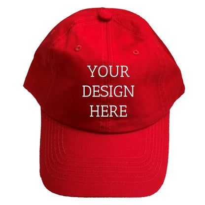 Printed Custom Your Own Picture Text Logo Unisex Personalized Plain Adjustable Hat Baseball Cap