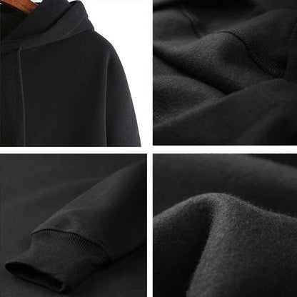 Custom Cotton Pullover Hoodies Unisex Personalized Couples Sweatshirt
