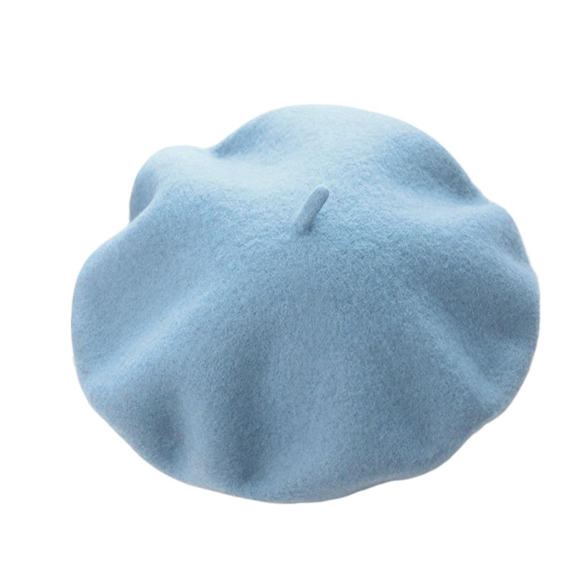 Women French Style Cashmere Beret Hat, Comfortable Stretchy Knitted Cap, Classic Fashion Headwear