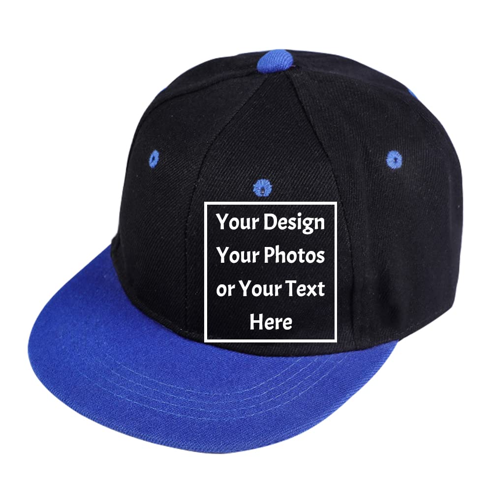 Custom Your Picture Text Logo Unisex Personalized Plain Adjustable Hat Baseball Cap