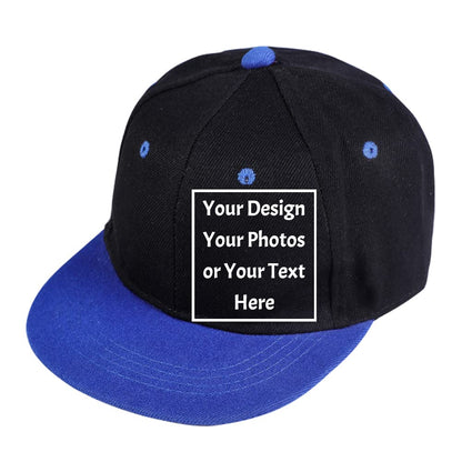 Custom Your Picture Text Logo Unisex Personalized Plain Adjustable Hat Baseball Cap