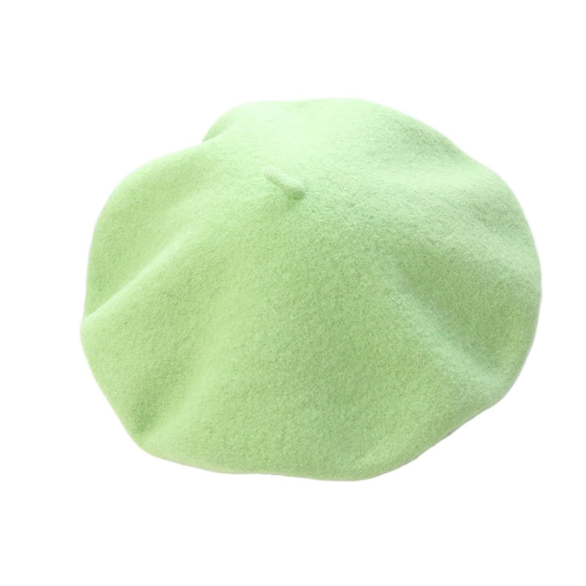 Women French Style Cashmere Beret Hat, Comfortable Stretchy Knitted Cap, Classic Fashion Headwear