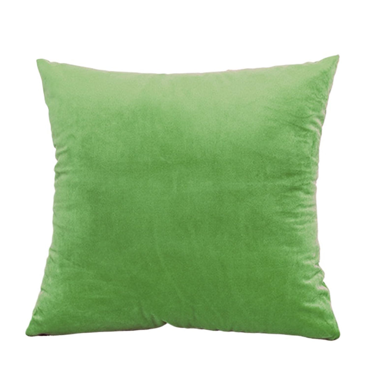 ZMvise Set of 2 Velvet Throw Pillowcase Solid Square Decorative Pillow Covers for Couch Sofa Bed Chair