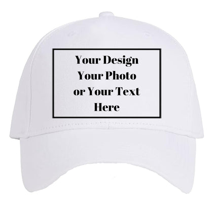 Custom Your Own Design Unisex Cotton 5 Panel Personalized Plain Adjustable Hat Baseball Cap
