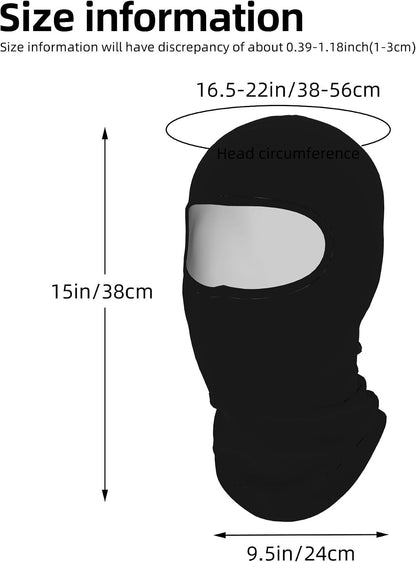 Cycling Balaclava Face Cover, Breathable Helmet Liner