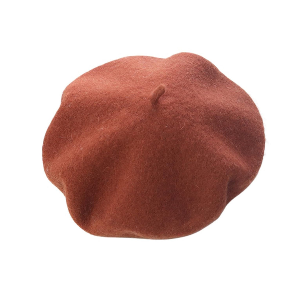 Women French Style Cashmere Beret Hat, Comfortable Stretchy Knitted Cap, Classic Fashion Headwear