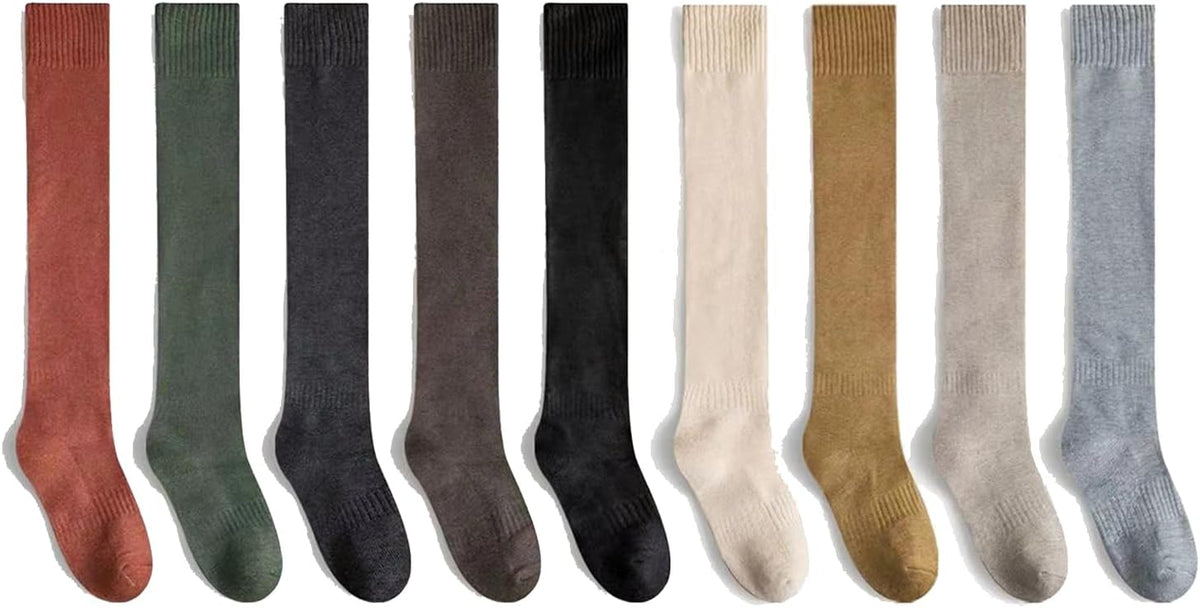 Personalized Custom Thigh High Women Socks Knee-High Warm Stocking Boot Leg Warmer Sock