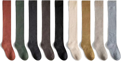 Personalized Custom Thigh High Women Socks Knee-High Warm Stocking Boot Leg Warmer Sock