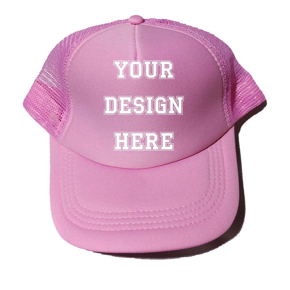 Customized Picture Text Logo Personalized Colorful Unisex Adjustable Trucker Hat Mesh Baseball Cap