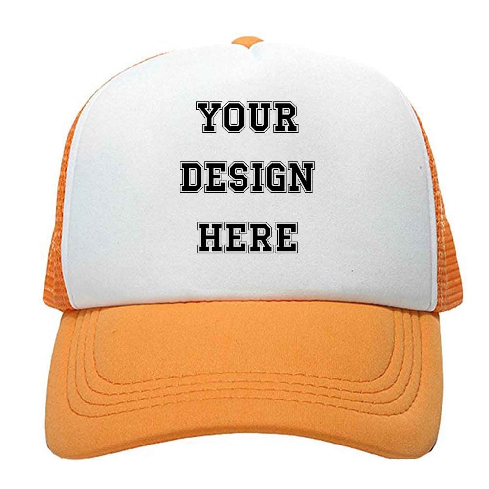 Customized Picture Text Logo Personalized Colorful Unisex Adjustable Trucker Hat Mesh Baseball Cap